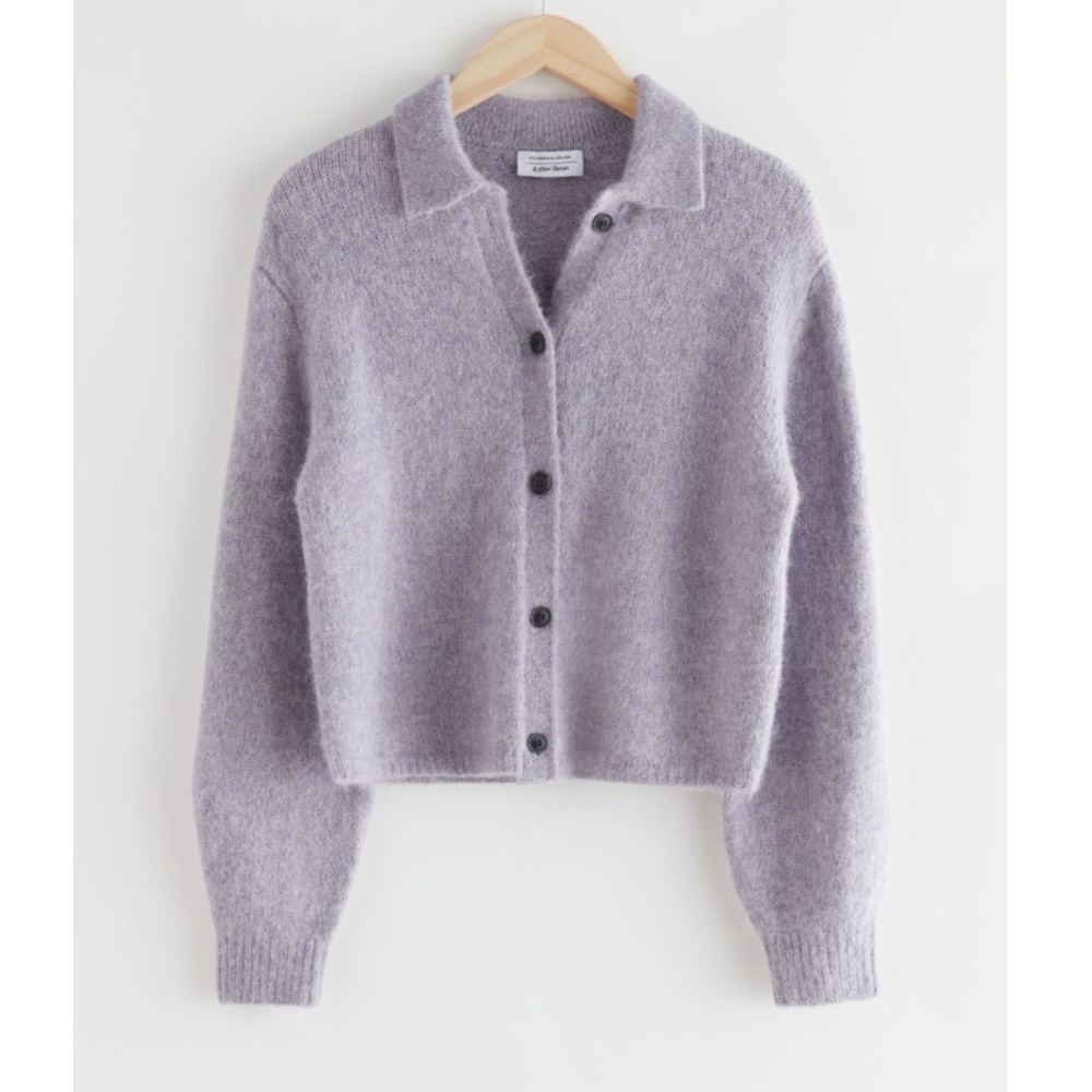 & other stories collared cardigan small